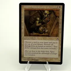 Magic The Gathering Stronghold Hidden Retreat Regular NM - Image 1