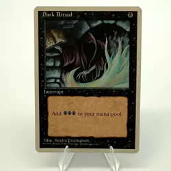 Magic The Gathering Fourth Edition Dark Ritual Regular LP - Image 1