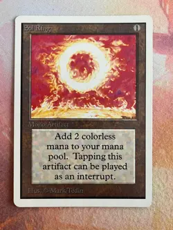 Unlimited Sol Ring - Light Play LP - MTG: Magic the Gathering - Image 1