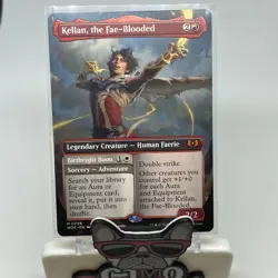 Kellan, the Fae-Blooded Birthright Boon BORDERLESS X1 LP Wilds of Eldraine MTG - Image 1