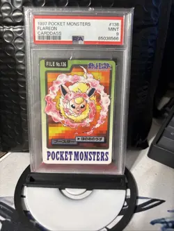 PSA 9 Flareon 136 Pokemon Carddass Bandai Vintage 1997 Pocket Monsters - Image 1