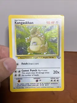 Pokemon TCG Kangaskhan Jungle 5/64 Holo Unlimited Holo Rare - Image 3