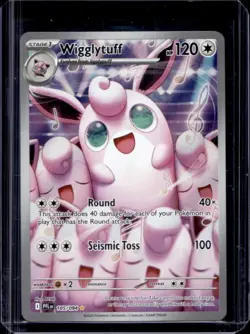 2025 Pokemon Phantasmal Flames Wigglytuff Illustration Rare #105/094 - Image 1
