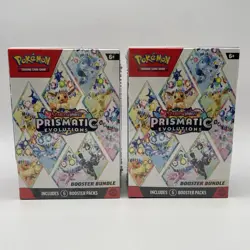 pokemon scarlet violet prismatic evolutions Booster Bundle Sealed 2 Boxes - Image 1