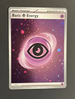 Pokemon TCG Scarlet & Violet 151 Basic Psychic Energy 005 Cosmos Holo - Image 1