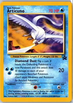 Pokemon tcg: WoTC Promo Articuno (22) #22/53 Base- NM Promo .VO5 - Image 1