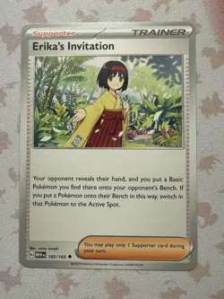 Pokemon TCG Erika's Invitation 160/165 Sv: Scarlet & Violet 151 Regular x4 - Image 2