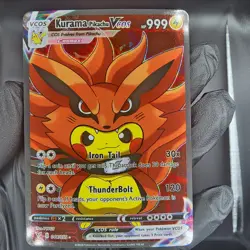 Pokemon Kurama Pikachu Holo Read Description - Image 1