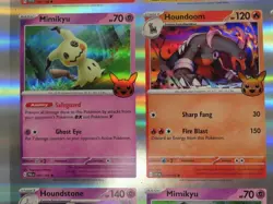 2023 Pokemon Halloween Trick or Trade BOOster English Foil Uncut Sheet (d) - Image 2