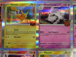 2023 Pokemon Halloween Trick or Trade BOOster English Foil Uncut Sheet (d) - Image 3