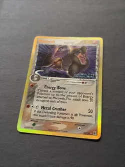 Pokemon TCG Marowak EX Delta Species 10/113 Stamped Reverse Holo Rare LP/NM - Image 2