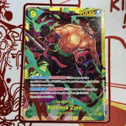 One Piece - Roronoa Zoro OP06-118 (Reprint) LD-01 Card English - Near Mint - Image 1