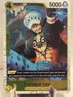 One Piece Tralfagas Law P-008 (Pirate Foil) Premium Booster - The Best - Vol. 2 - Image 1