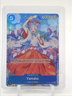 YAMATO 2025 ONE PIECE CARRYING HIS WILL SUPER RARE ALT ART #OP13-054 Q0646 - Image 1
