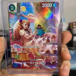 ONE PIECE TCG OP10 Parallel Royal Blood ST12-012 SP Charlotte Pudding - Image 1