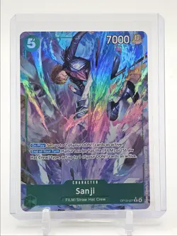 SANJI 2025 ONE PIECE CARRYING ON HIS WILL RARE ALT ART B #OP13-027 Q0646 - Image 1