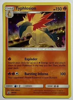 Typhlosion 42/214 (MP) Cosmos Holo Sun & Moon: Black Star Promo 2019 Pokemon - Image 1
