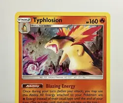 Typhlosion 42/214 (LP) Cosmos Holo Promo Sun & Moon: Lost Thunder 2018 Pokemon - Image 3