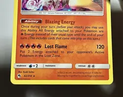 Typhlosion 42/214 (LP) Cosmos Holo Promo Sun & Moon: Lost Thunder 2018 Pokemon - Image 4