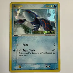 Kyogre 6/106 Ex Emerald Reverse Holo Stamp Pokemon 2005 - Image 1