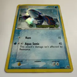 Kyogre 6/106 Ex Emerald Reverse Holo Stamp Pokemon 2005 - Image 3