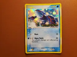 Kyogre 6/106 EX Emerald Pokemon Card Reverse Holo Foil Rare HP Back Damage - Image 1
