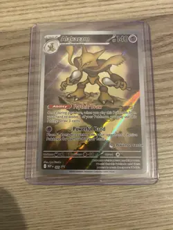 Pokemon TCG Alakazam MEP 009 Pokemon Center Stamped Mega Evolution Promo NM/Mint - Image 1