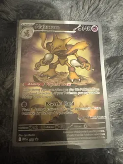 Pokemon TCG Alakazam MEP 009 Pokemon Center Stamped Mega Evolution Promo NM/Mint - Image 1