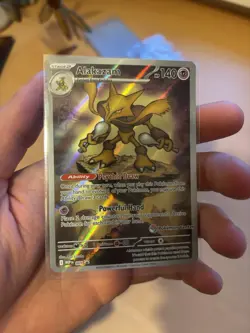 Pokemon TCG Alakazam MEP 009 Pokemon Center Stamped Mega Evolution Promo NM/Mint - Image 1