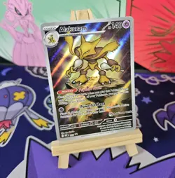 Pokemon TCG Alakazam MEP 009 Pokemon Center Stamped Mega Evolution Promo NM/Mint - Image 1