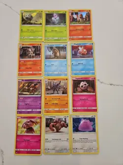 Pokemon Detective Pikachu Card Lot - 12 Cards NM-DMG - Image 1