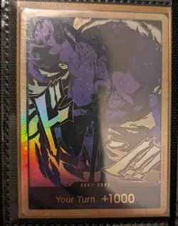 Don!! Card (Gold) (Rob Lucci) One Piece Premium Booster THE BEST Vol.2 PRB-02 - Image 1