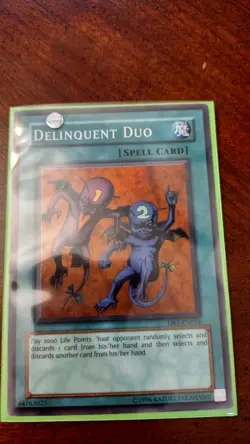 Yu-Gi-Oh! Delinquent Duo DB1-EN024 Super Rare Unlimited Mint - Image 1