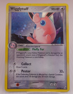 Wigglytuff 13/100 Holo Rare EX Crystal Guardians Pokemon TCG LP - Image 1
