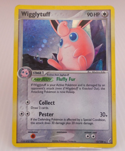 Wigglytuff 13/100 Holo Rare EX Crystal Guardians Pokemon TCG LP - Image 3