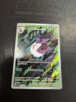 Pokemon TCG Arbok Illustration Rare 176/162 Sv05: Temporal Forces NM - Image 1