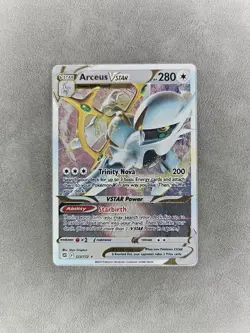 Pokemon TCG ⬜METAL CARD⬜ Arceus VSTAR 123/172 Ultra-Premium Collection - NM - Image 1