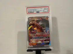 2019 POKEMON SM BLACK STAR PROMO #SM195 CHARIZARD GX PSA 10 - Image 1