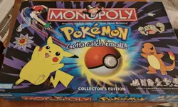 Vintage 1999 Pokemon Collector's Edition MONOPOLY Board Game Complete - Image 3