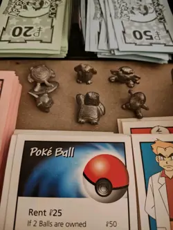 Vintage 1999 Pokemon Collector's Edition MONOPOLY Board Game Complete - Image 4
