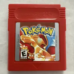 Pokemon 1999 Charizard Red Version Nintendo Game Boy Original Authentic Game - Image 1