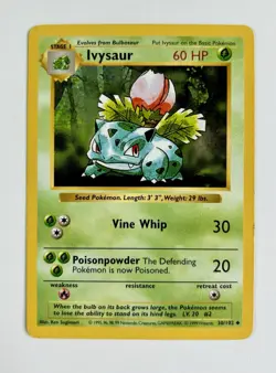Ivysaur 1999 Pokemon Game Shadowless Base Set #30/102 * Mod Play - Image 1