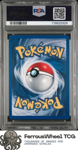 Hitmonchan - Shadowless Holo #7 - 1999 Pokemon Game - PSA 7 - Image 2