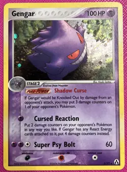 2006 Pokemon EX Legend Maker Gengar 5/92 Holo Foil Rare Card Almost NM - Very LP - Image 1