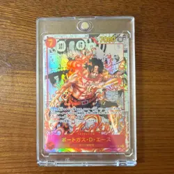 ONE PIECE Card Portgas D.Ace (Manga Alt Art) OP02-013 SR Paramount War - Image 1