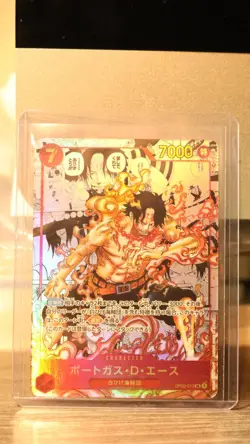 Portgas D.Ace (Manga Alt Art) OP02-013 SR Paramount War - Japanese 2022 - Image 1