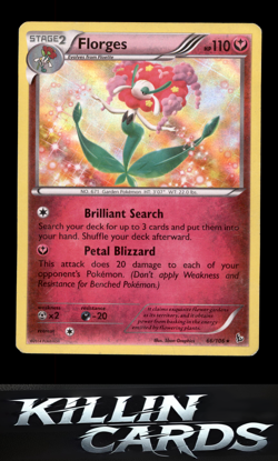 Florges 66/106 Holo Rare XY - Flashfire Pokemon Card MP - Image 1
