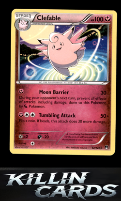 Clefable 82/122 Pokemon Rare XY - BREAKpoint Card LP - Image 1