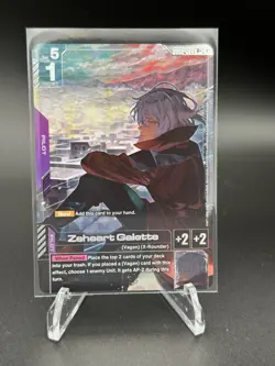 Zeheart Galette (BDB-0341 R+) (Pilot Burst) - Gundam Card Game Bandai - Image 1