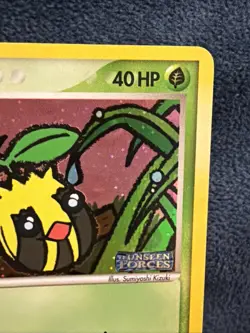 Sunkern 76/115 EX Unseen Forces Stamped Reverse Holo Pokemon Card VLP - Image 3